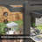 10 Ft.W Metal Pergola with Canopy,wood-94286578-94286577