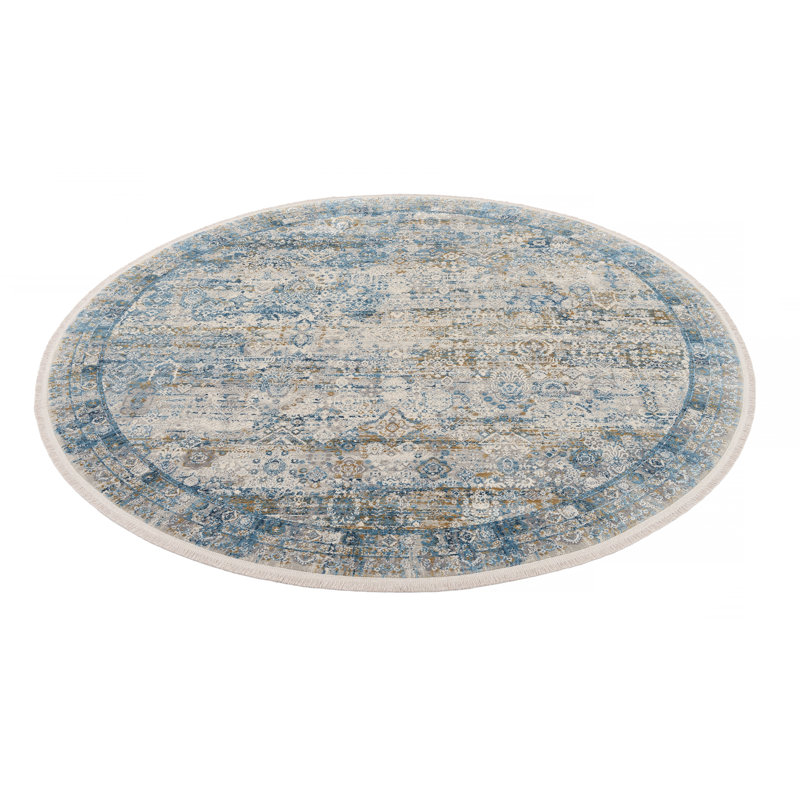 Ezio Oriental Hand Woven Area Rug, Round 200cm