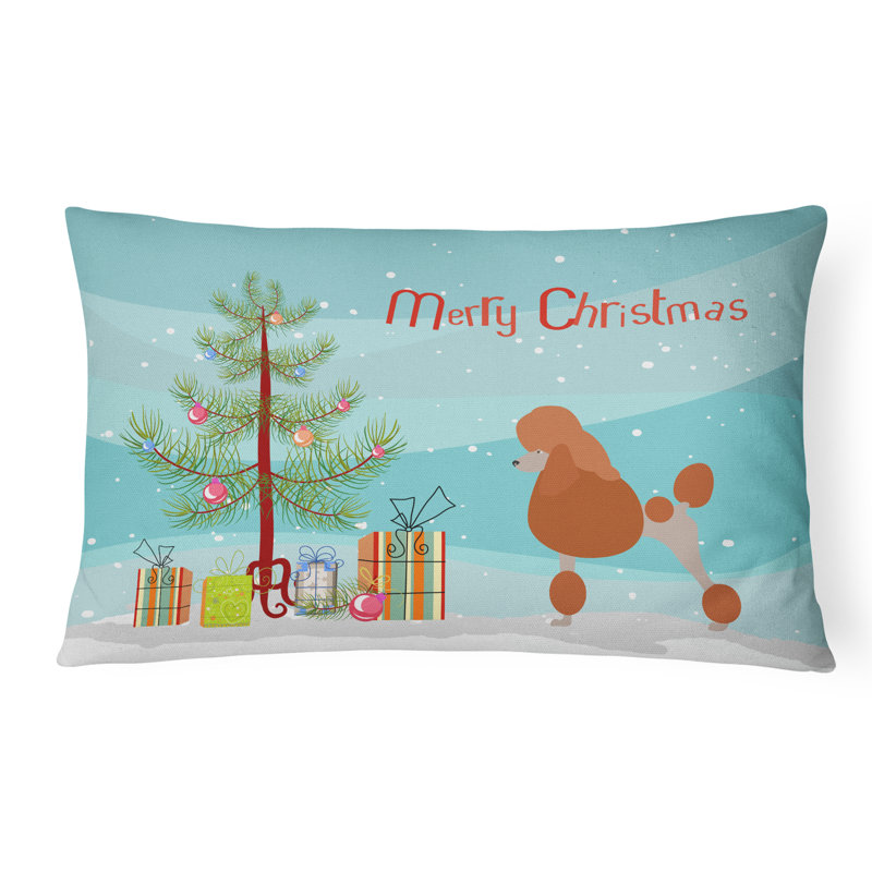  Coussin décoratif intérieur / extérieur Royal Poodle Christmas