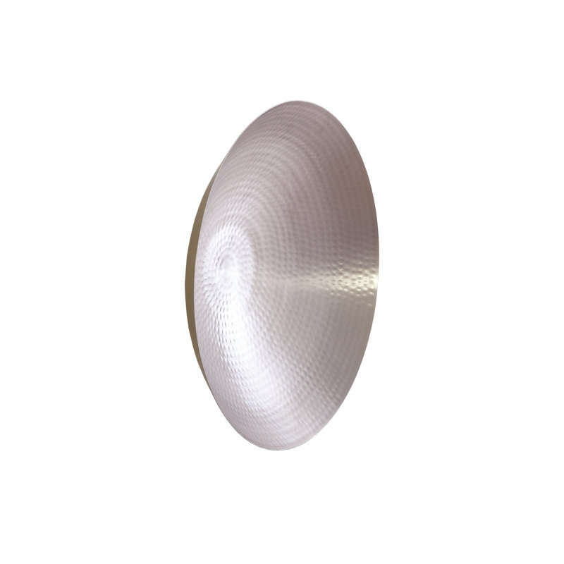 Indira Wall Bowl, 19" H x 19" W x 6" D, Antique Nickel