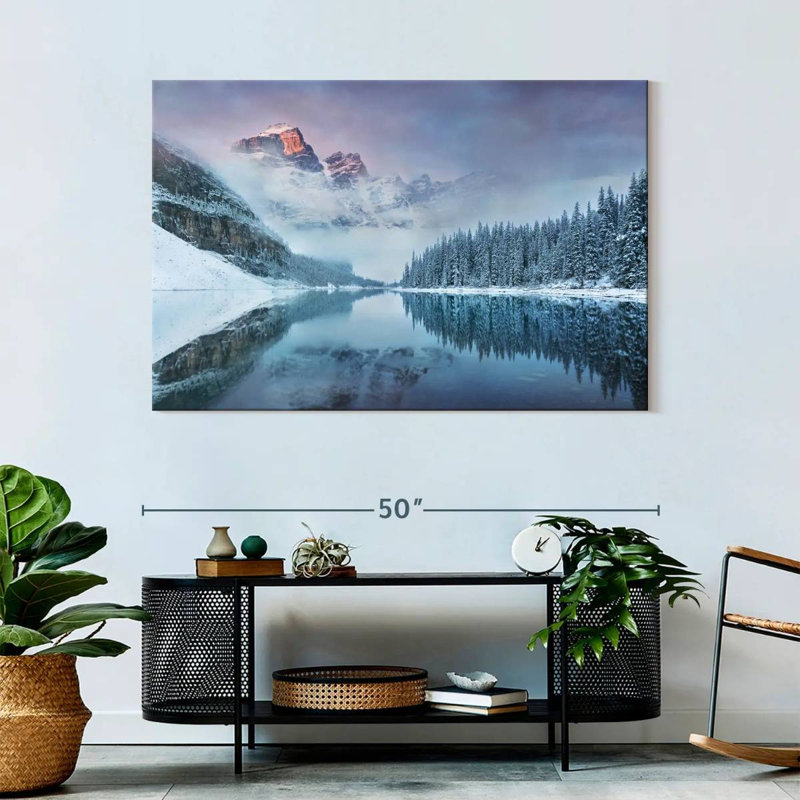 Alvord Wispy Snow Mountain, H 32 po x l 48 po