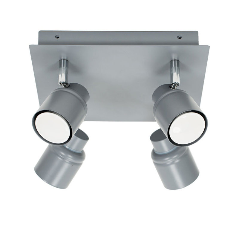 Demont Semi Flush Mount, Grey