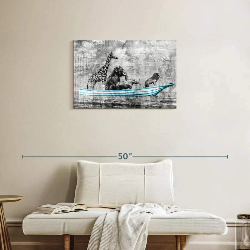 Brampt Animals Boat Pop, 20" H x 30" W
