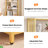 62" Gold Bookcase with 3 Drawers and Door, 4-Tier White-and-Gold Bookshelf with Metal Frame, Floor-Standing Display Storage Cabinet