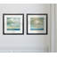 « cloudscape i », ensemble de 2 reproductions de peintures encadrées