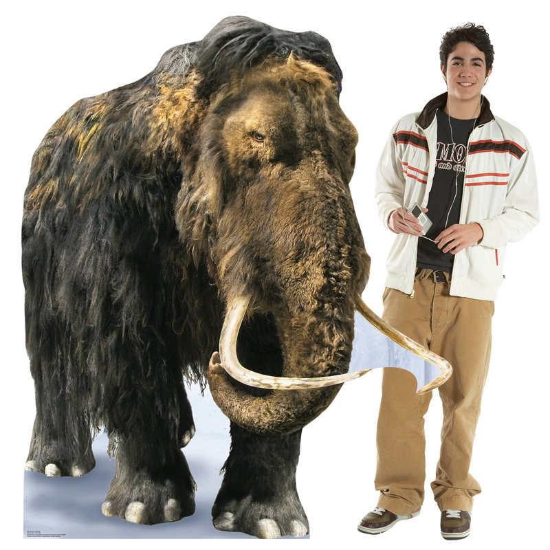 Accroche en carton mammoth Woolly