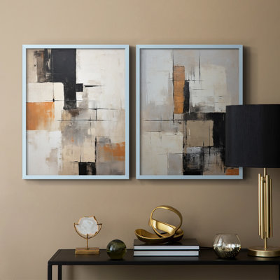 ABSTRACT Series CCCXLVI-Premium Framed Print -Ready to Hang - No Nails Required - No Nails Required