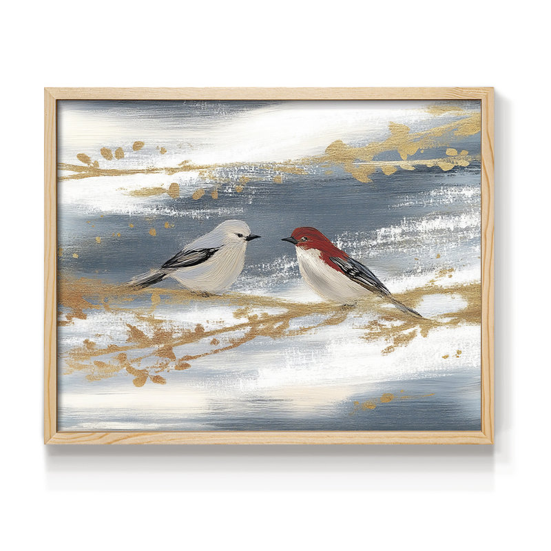 Chirstmas Art-CCLXV -Framed Print - Restickable, H 8 po x l 10 po, Naturel