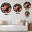 Horloge murale traditionnelle Pansy-73077559