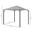 Milanna 8m x 8m Steel Patio Gazebo