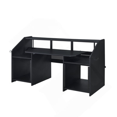 Bureau de musique à finition noire