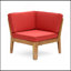 COIN ET TABLE BASSE, ROUGE