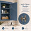 Flexi 55 in. W x 28.7 in. H Rectangular MDF Modern Wall Mounted Bathroom Medicine Cabinet with Mirror in White-129387515