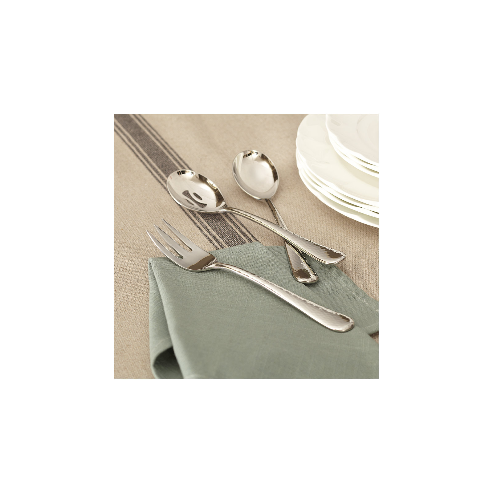 Fitz 3 Piece Stainless Steel Hostess Set