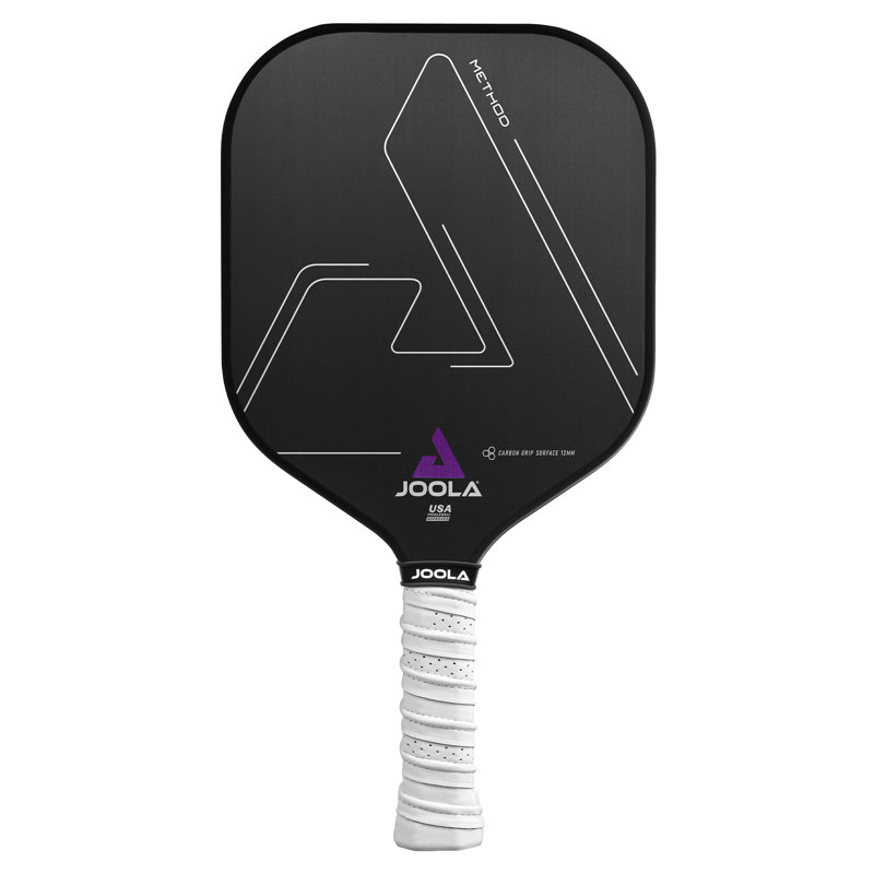 Palette de pickleball Joola Method avec technologie de surface en carbone lisse ou texturée pour une rotation et un contrôle maximaux
