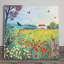 Summer Meadow Artwork by Jo Grundy Ceramic Picture Tile Dimensional Wall Art