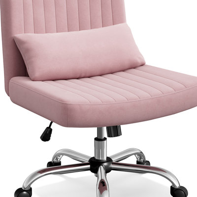 Canora Grey Velvet Criss Cross Chair