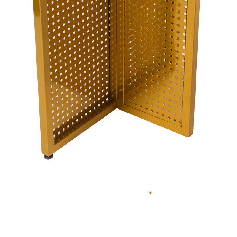 Table de salle à manger rectangulaire en verre trempé de style moderne pour 6 personnes, avec un motif en marbre avec des pieds en métal évidé dorés, une table de salle à manger idéale pour les salons et les bureaux à domicile.