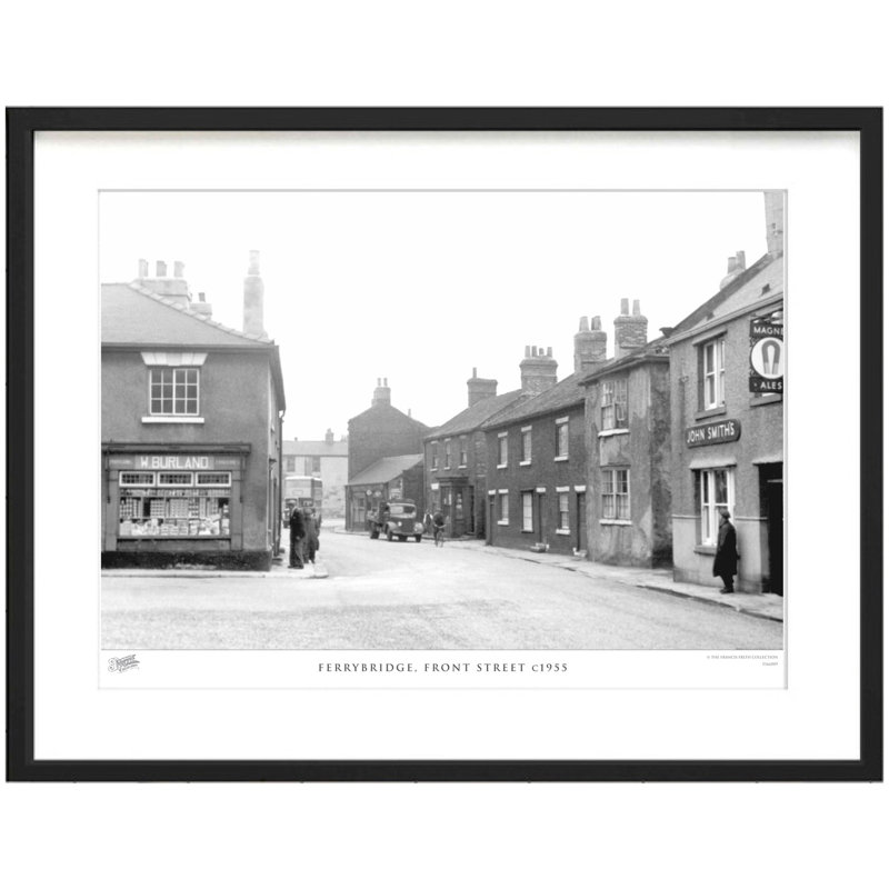 Ferrybridge, Front Street C1955 - Single Picture Frame Print, 40cm H x 50cm W x 2.3cm D