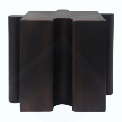 Puzzle Art Side Table, Modular Convex Edge MGO Table - Buy Singles Or Combine For Custom Layouts,  Indoor & Outdoor