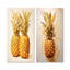 Pinapple Golden Grove - ensemble de 2 ananas en métal-1264082540