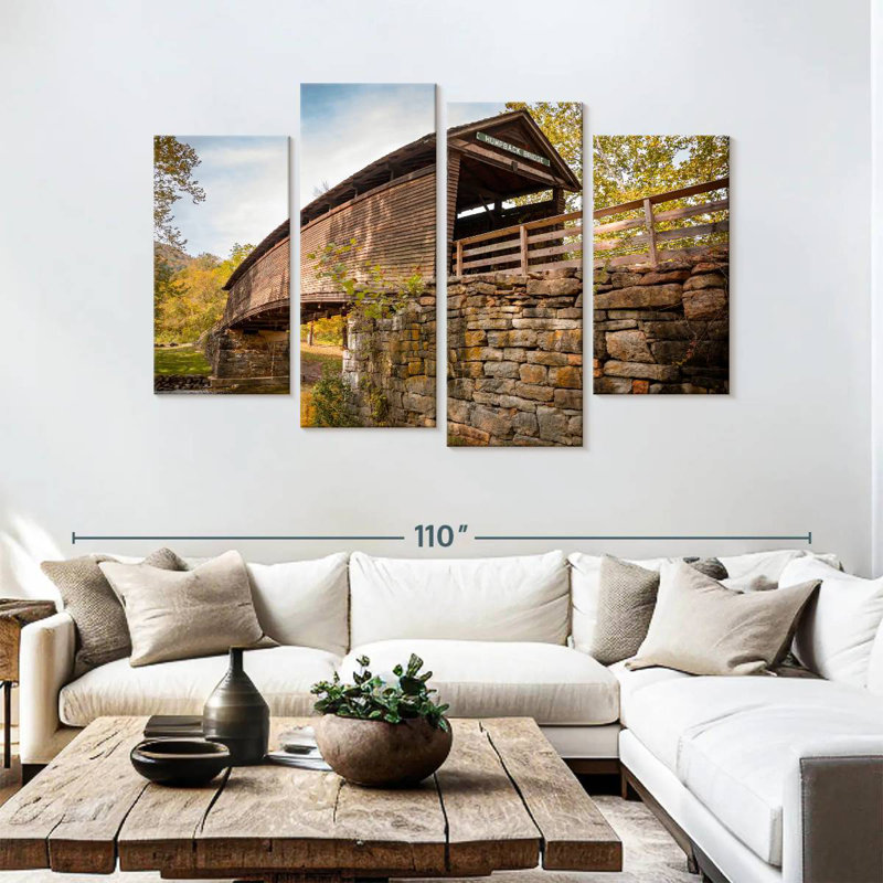 Lilie Humpback Bridge, 54" H x 84" W