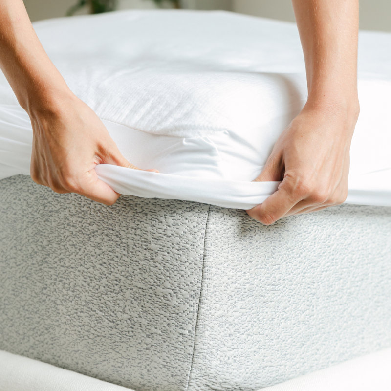 Basics Cooling Cotton Mattress Protector, Queen