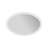Varsha Oval Glossy White Mirror-348517960