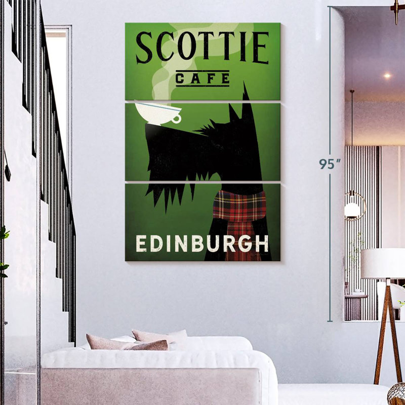 Scottie Cafe, 45" H x 28" W