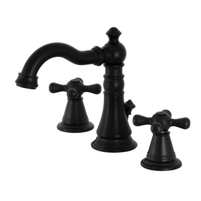Robinet de salle de bain à large entraxe avec bonde
