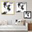«Black and White Glam Woman Portrait II», reproduction d'art sur toile-614445559-614445558