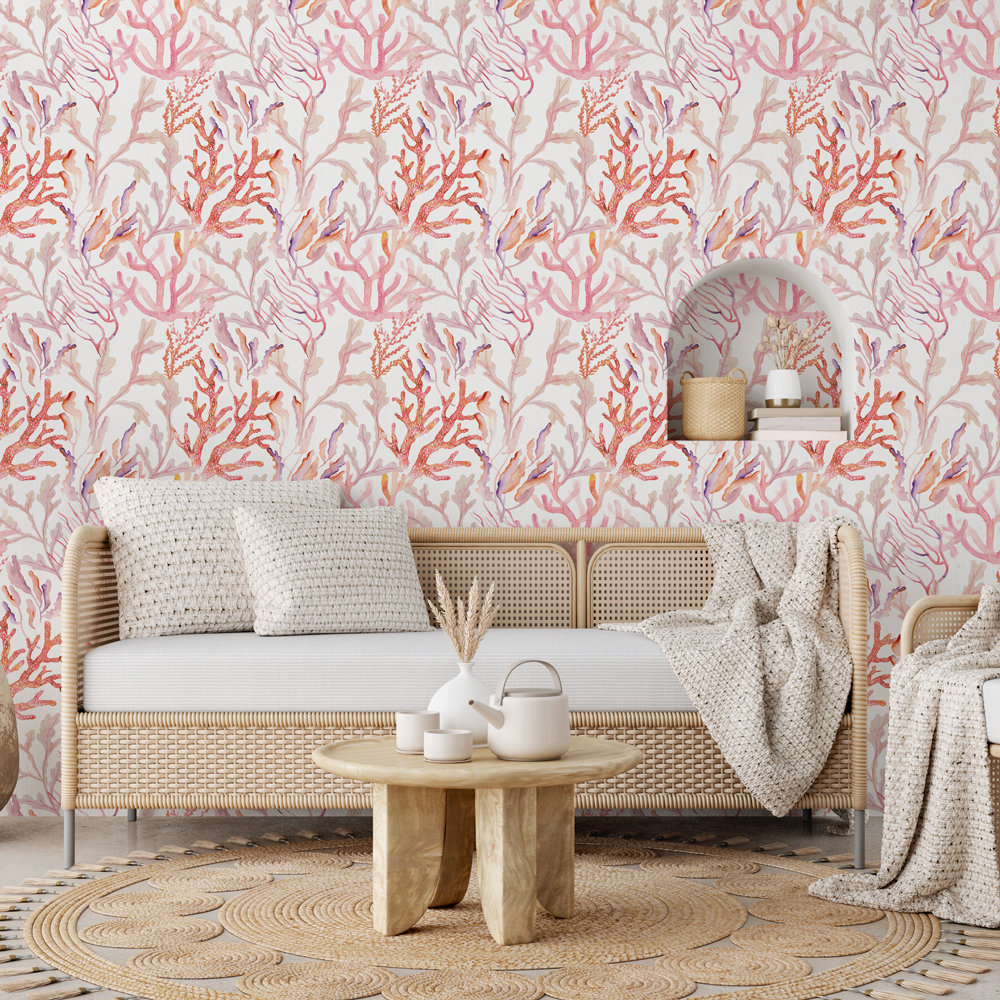 Teardo Self-Adhesive Wallpaper Roll, Rose Quartz