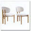 Chaises de salle à manger rembourrées Mid-Century-1024653941
