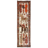 Pictorial Herki One-of-a-Kind 4' X 12'10" Area Rug
