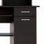 Hutch Desk, Multiple Shelves, Keyboard Tray, CPU Anel, One Drawer -Black-73629260