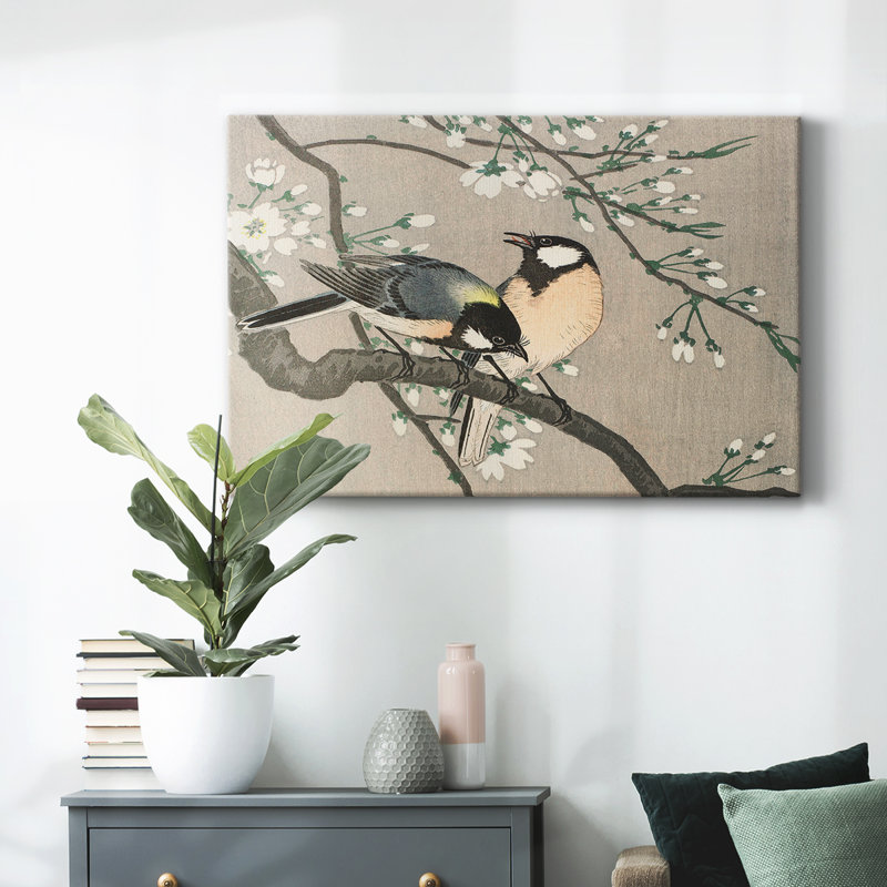 Paysage rétro - CCXCVII - impression sur toile tendue, H 19 po x l 28 po