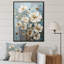 Minimalisme Buttercups On Blue II sur impression sur toile-395209084-395209067