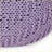Ottoman, Round Knitted Cotton Pouf for Living Room | Lavender | Cotton-1588044681