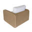 Chaise longue pivotante en osier Hodgeman