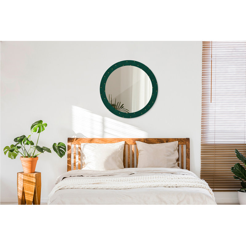 Huldar Glass Flat Wall Mirror, 70cm H x 70cm W