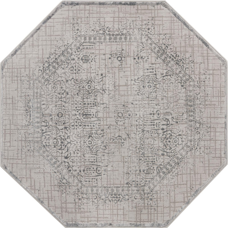 Glencoe Oriental Indoor Rug, Octagon 5'3"