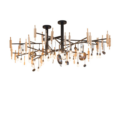Lustre oblong 30 lumières 144 po Kolbin Kavel