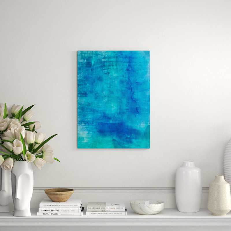 Couleurs I Painting by Sofia Fox, Glass Coat, 73" H x 54" W