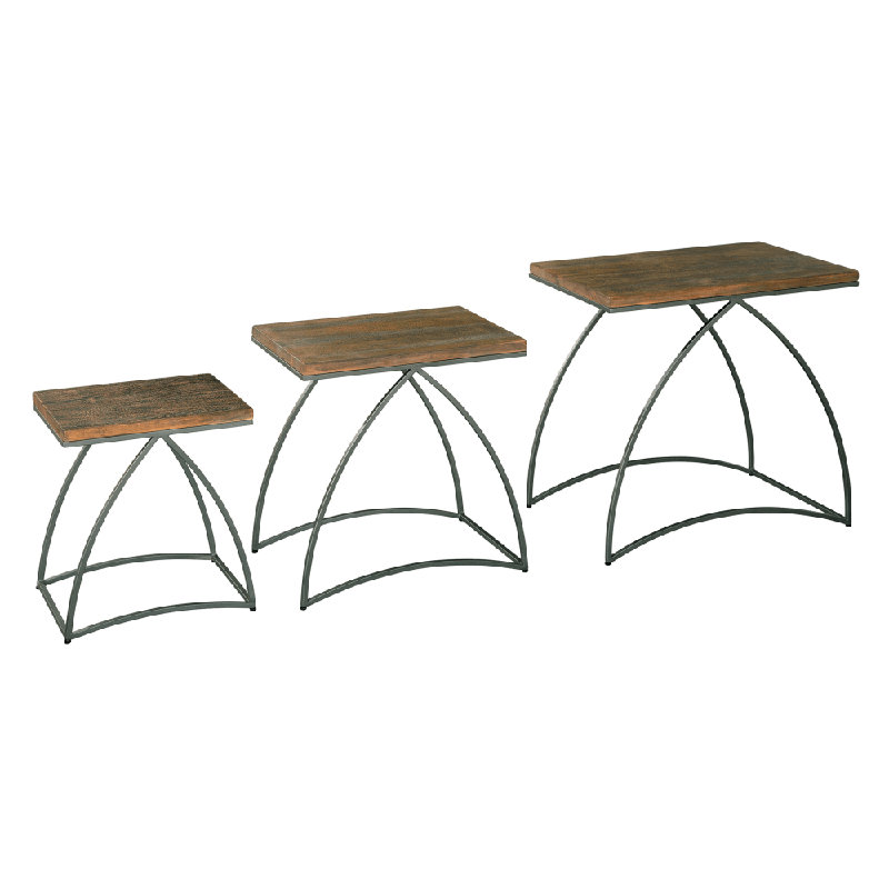 Tiemann Solid Wood Top Nesting Tables