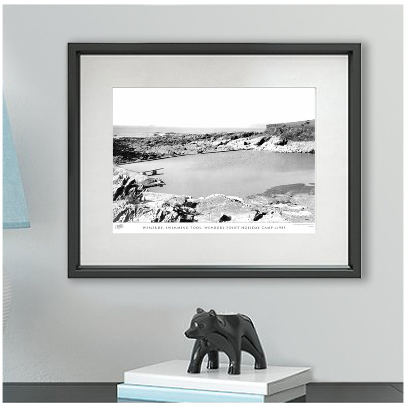 Wembury, Swimming Pool, Wembury Point Holiday Camp C1935 by Francis Frith - Single Picture Frame Print