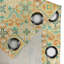 East Urban Home Moroccan Grommet Curtain Decorative 2-Panel Window Drapes, 50"x54", Turquoise Yellow Green-796840603