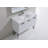 Almaraz Freestanding Standard Free Standing Single Double Single Vanity Bathroom Vanity With Stone Top with Mirror-38449680