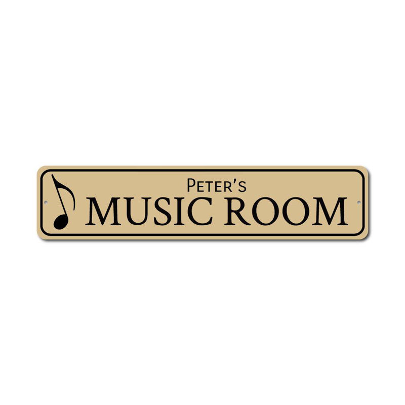 Plaque en aluminium personnalisée, H 6 po x l 24 po x P 0,063 po
