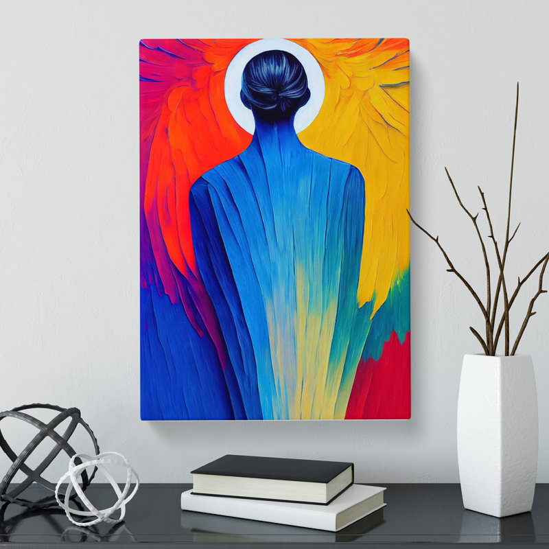 Angel Palette Knife Vol.4 - Wrapped Canvas, 50cm H x 35cm W x 3cm D
