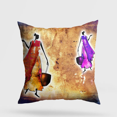 Premium Washable Cushion, 17.0 x 17.0 Inches, 50% Cotton / 50% Polyester, Silicone Filling, Concealed Zip | Soft, Comfortable & Ironable | Perfect for Home Decor, Living Room & Bedroom Accents